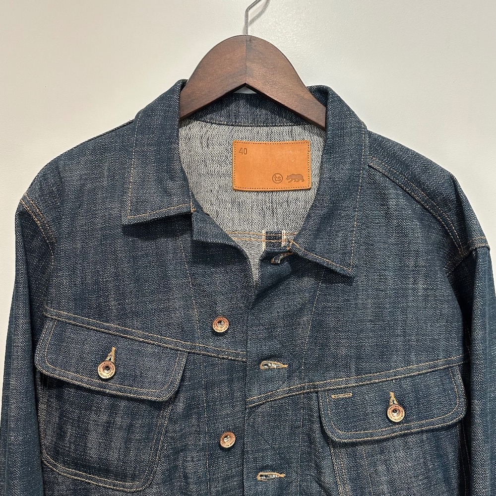 Taylor Stitch: The Long Haul Jacket in Green Cast Selvage (M, 40, LIKE-NEW)